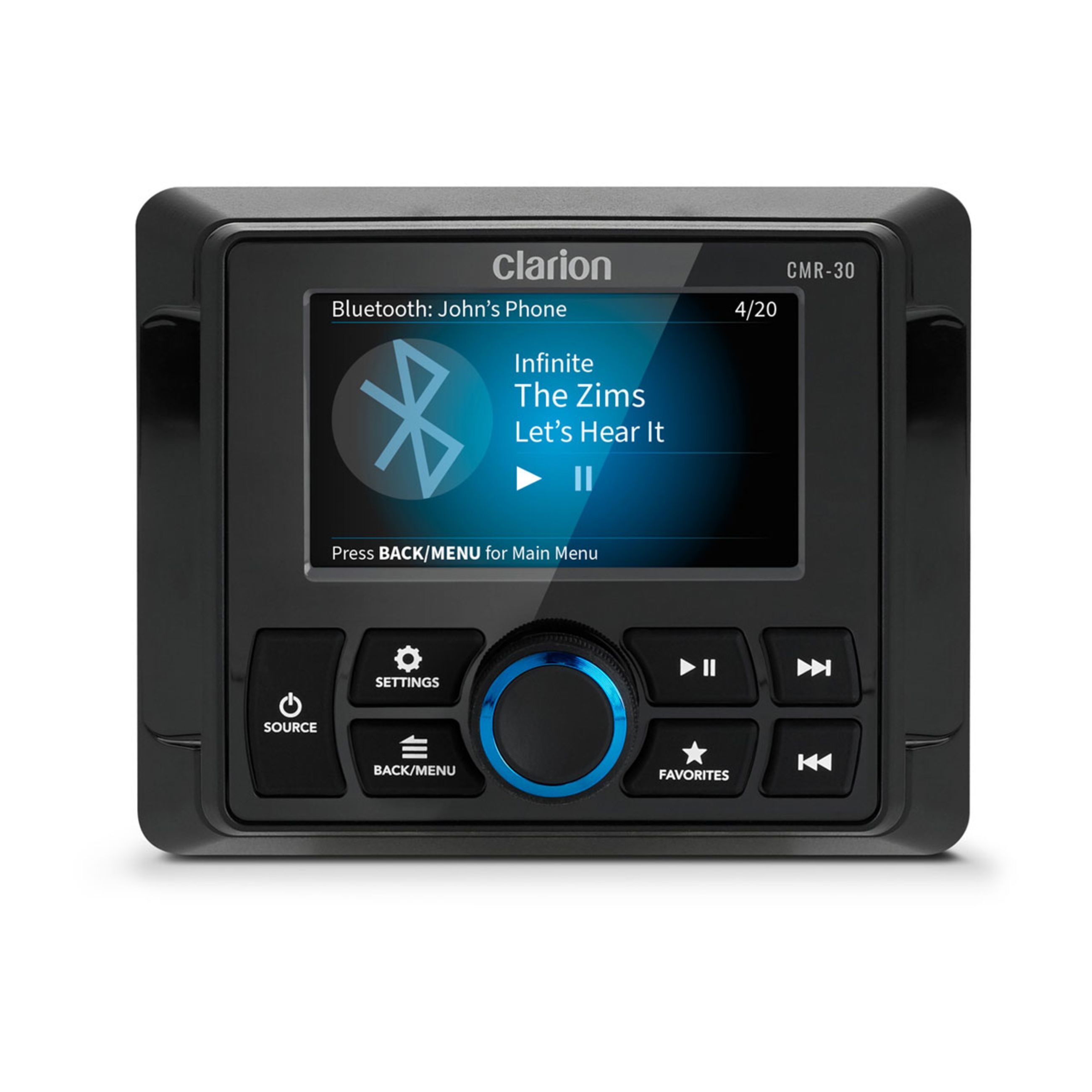 Clarion Marine Cmr-30 Wired Remote - With Full-Color Lcd Dispaly (Cmr-30)