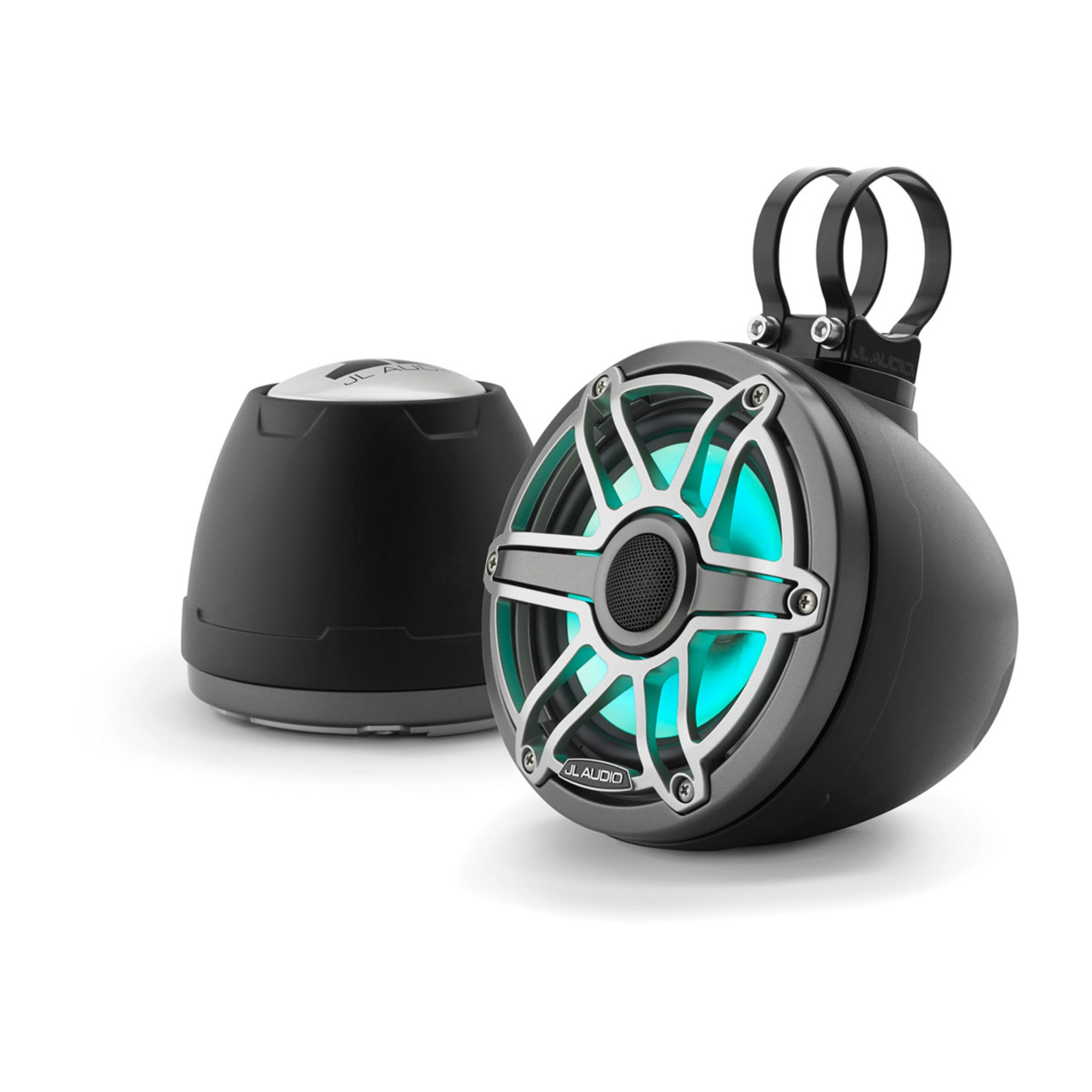 Jl Audio Vex Enclosed System - M6 6.5" With Led And Titanium Sport Grille (M6-650Vex-Mb-S-Gmti-I)