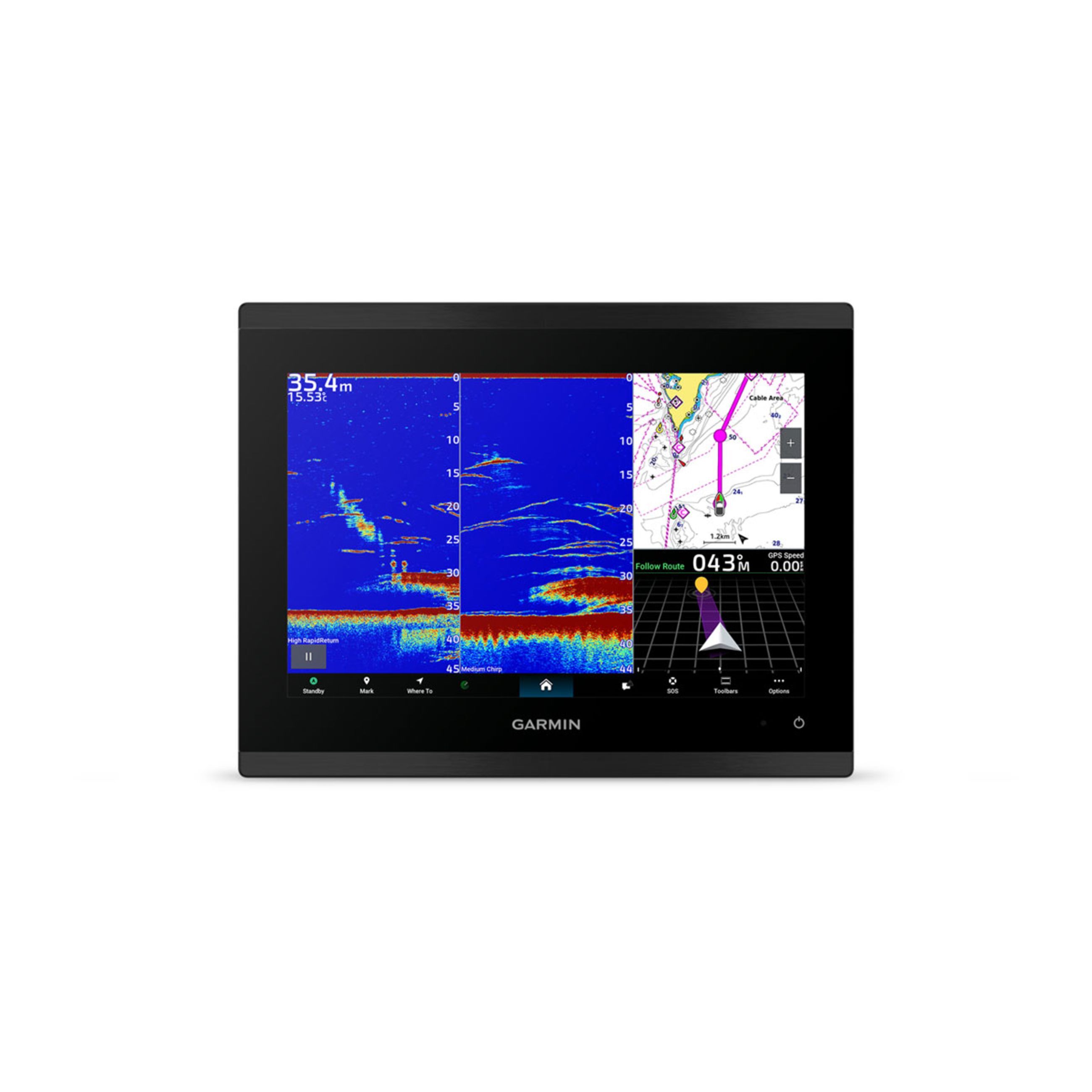 Gpsmap 9217 - Premium Chartplotter With Worldwide Basemap And Sonar
