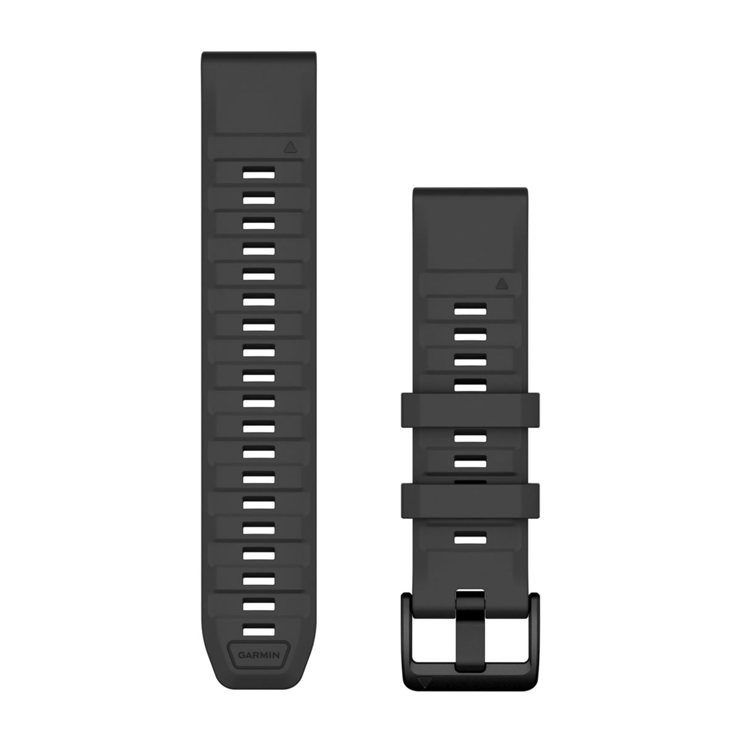Quickfit 22 Watch Straps - Graphite Silicone