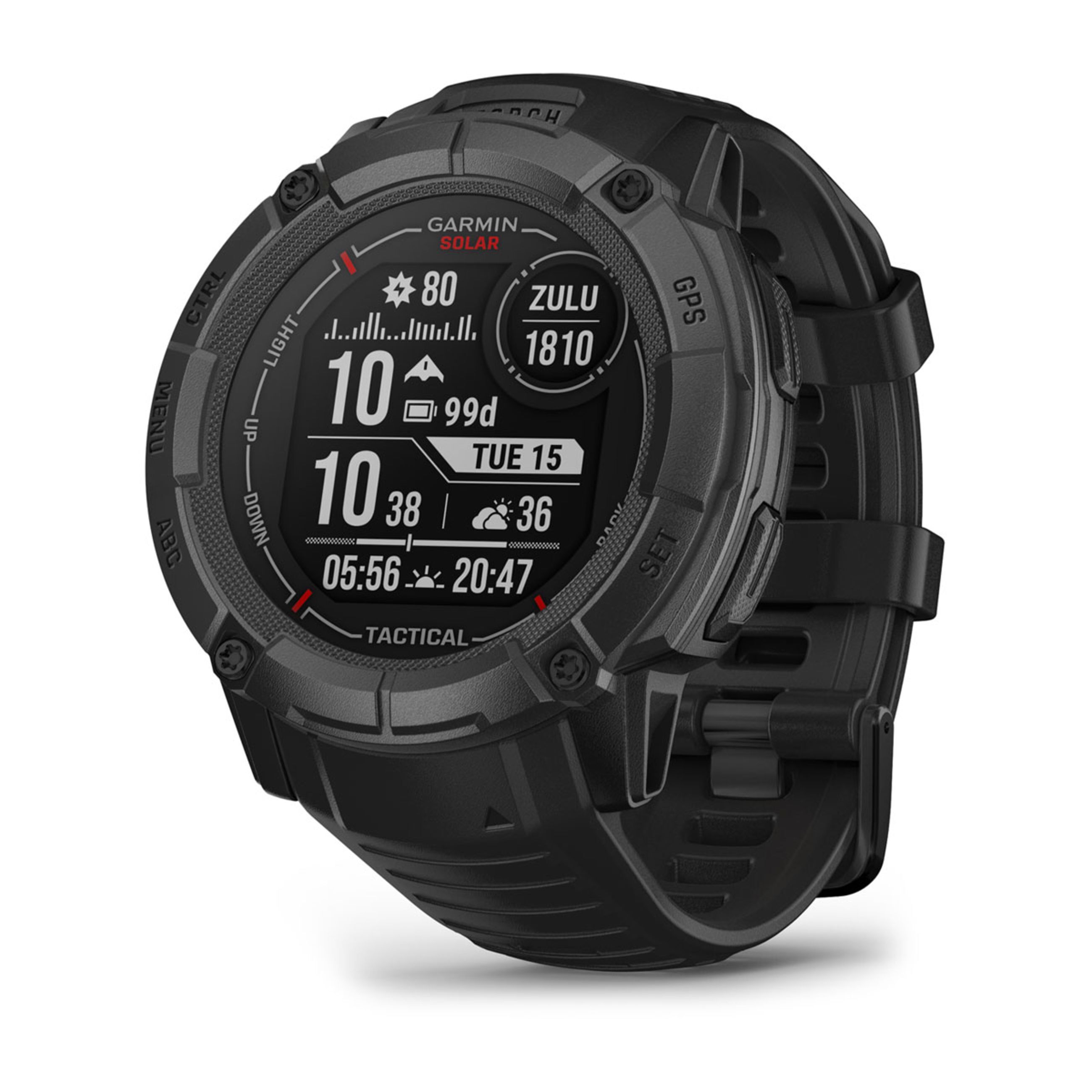 Instinct 2 Solar - Tactical Edition, Black