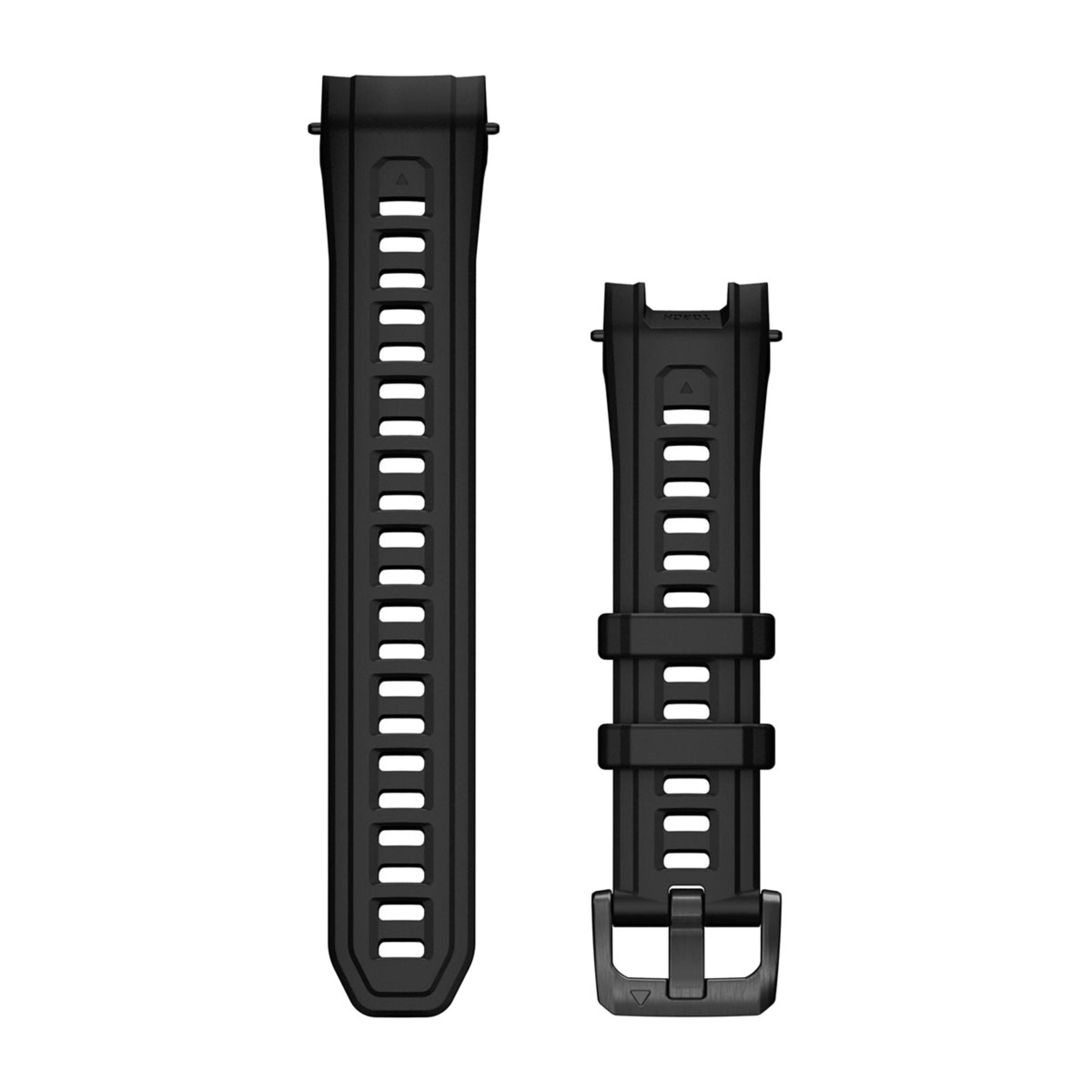 22 Mm Watch Bands - Black Silicone With Metal Buckle (Instinct 3 - 45 Mm/Instinct Crossover Amoled)