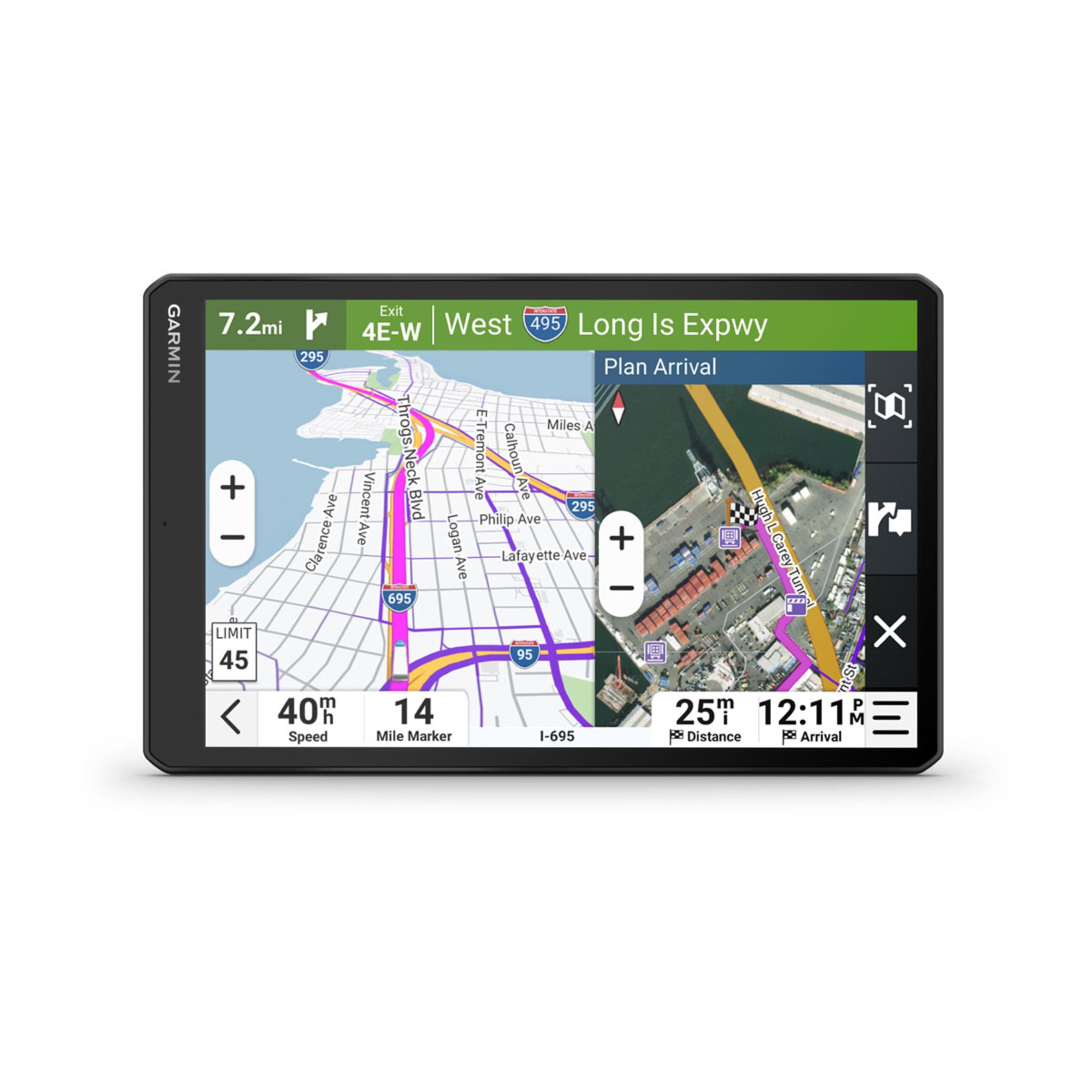 DēZl Otr720 - 10" Gps Truck Navigator