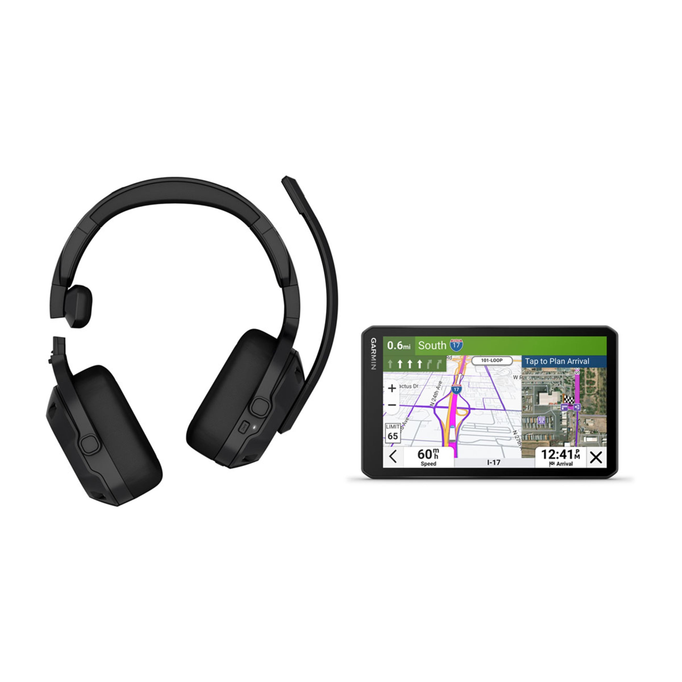 DēZl Otr720 - 7" Gps Truck Navigator With DēZl Headset 210