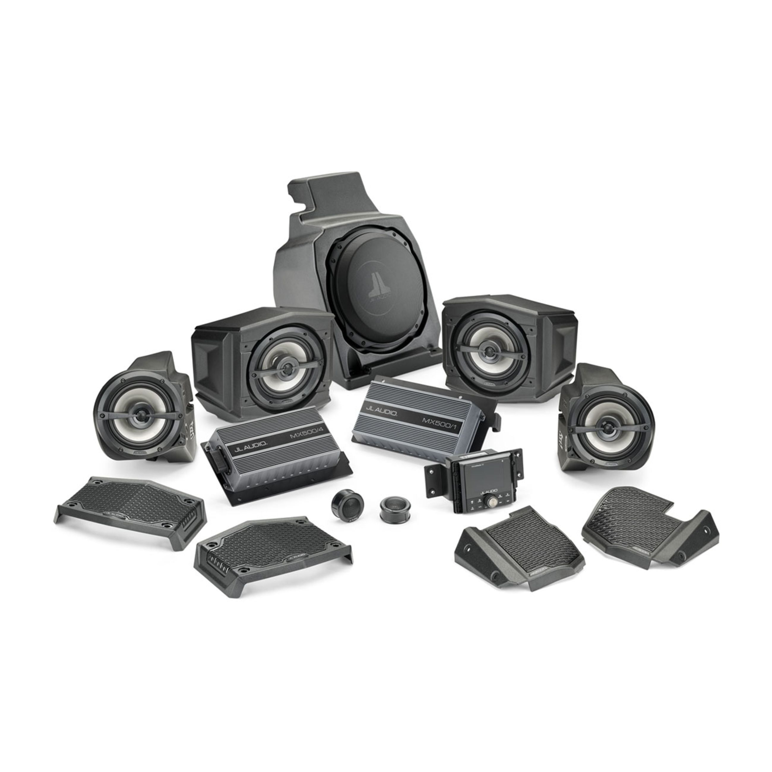 Jl Audio Slampak Audio System With Mm55 For Polaris Rzr - M3 Audio System For Select 2019–2024 Polaris Rzr Models