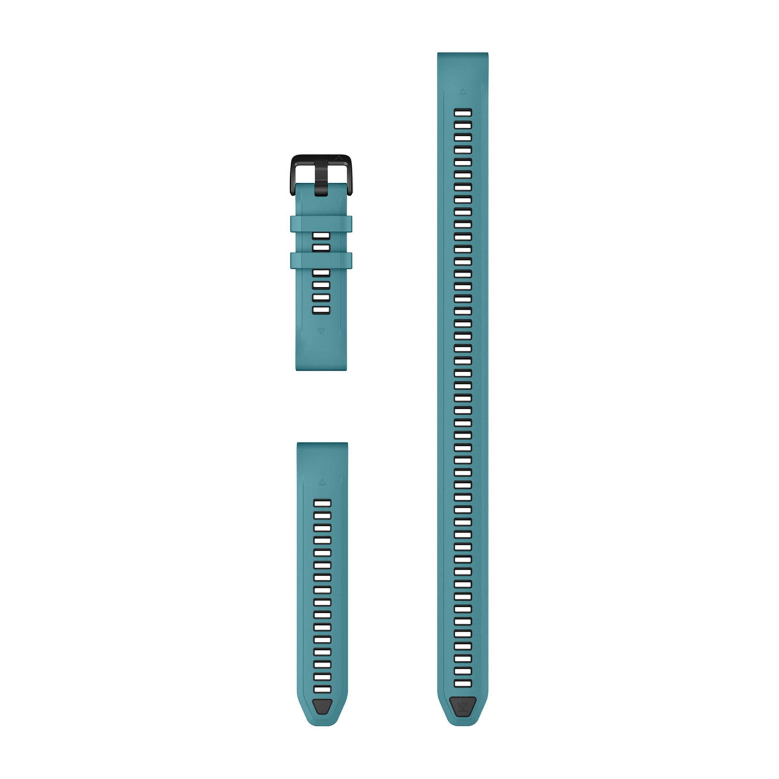 Quickfit 20 Watch Bands - Turquoise Silicone (3-Piece Dive Set)