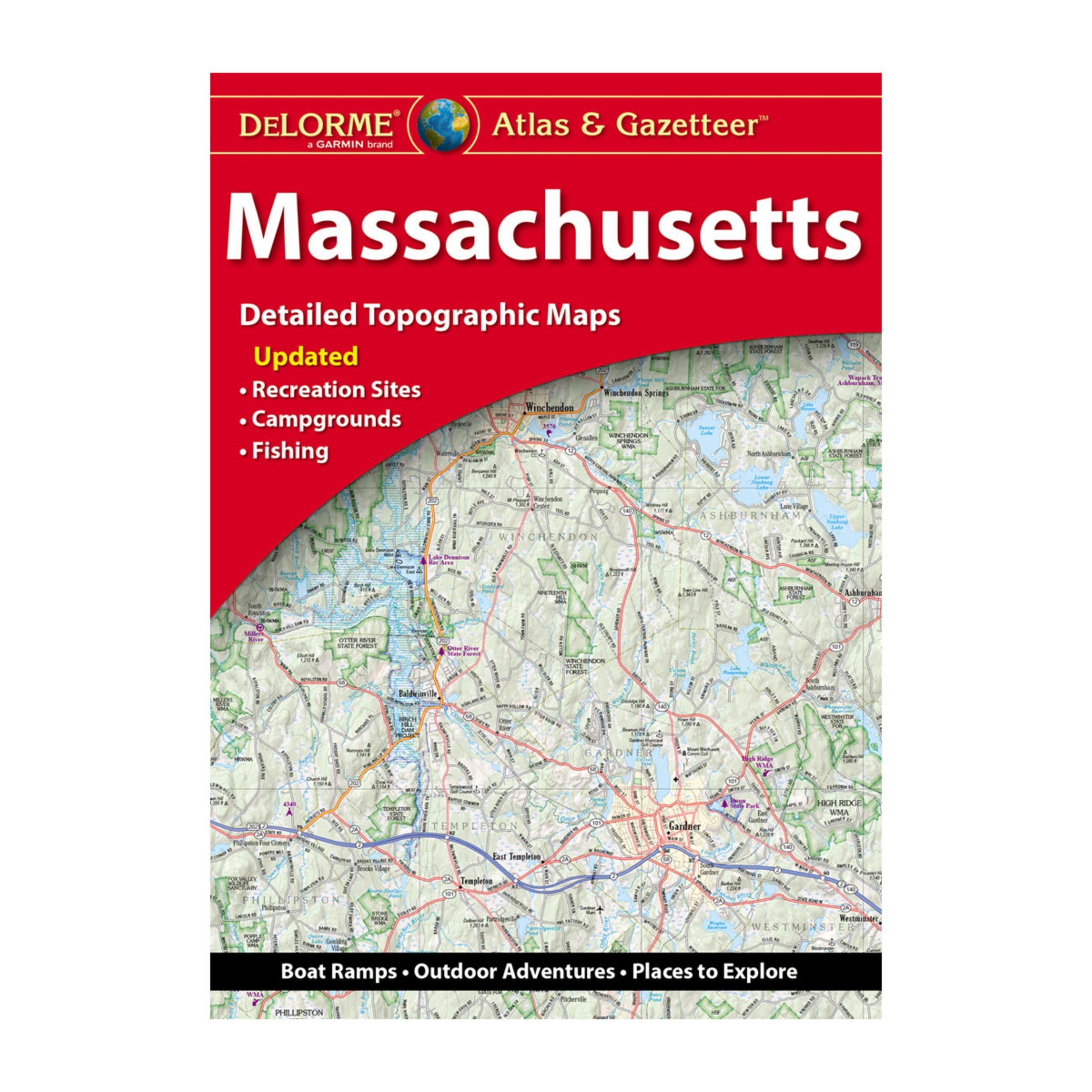 Delorme Atlas & Gazetteer Paper Maps - Massachusetts