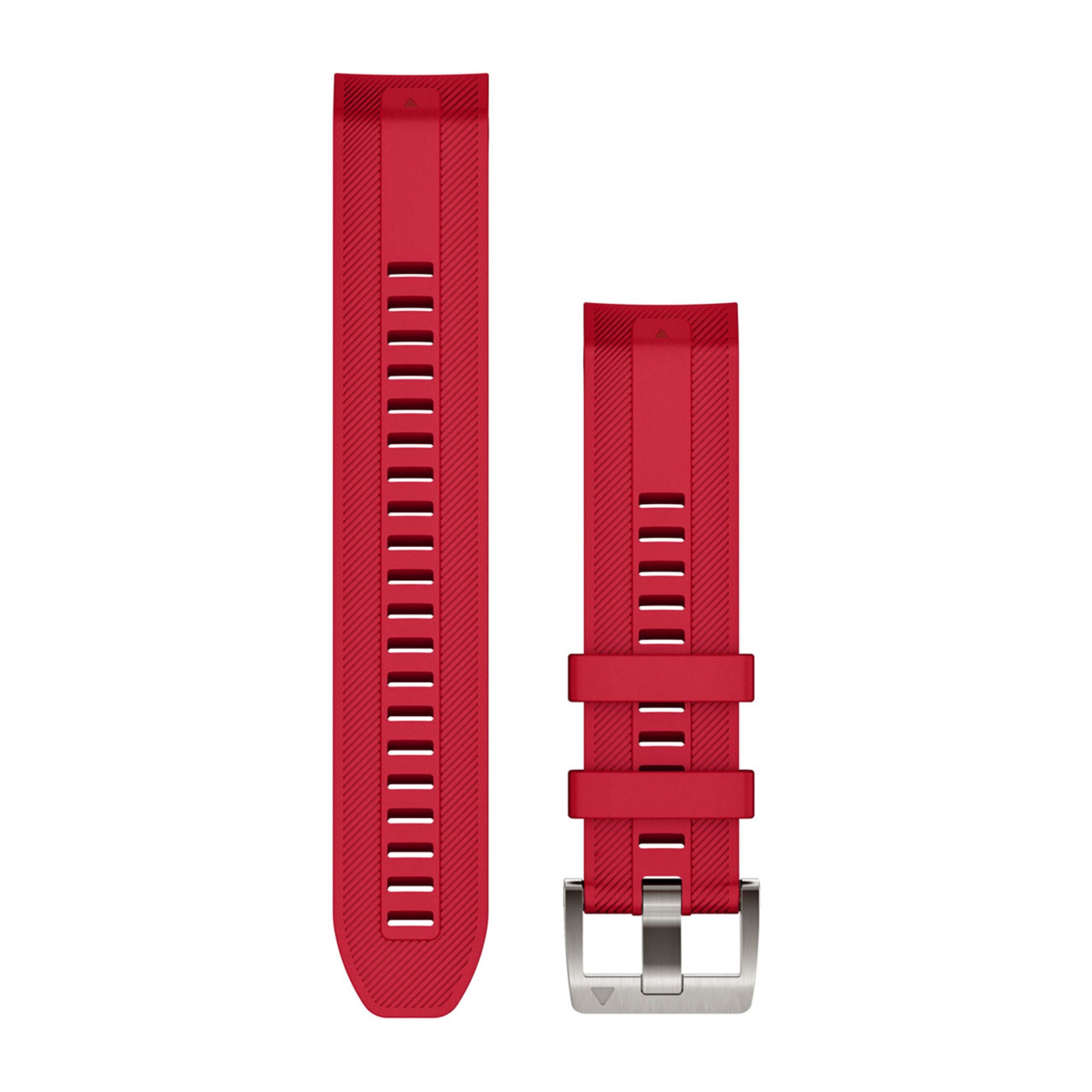 Quickfit 22 Watch Straps - Plasma Red Silicone Strap