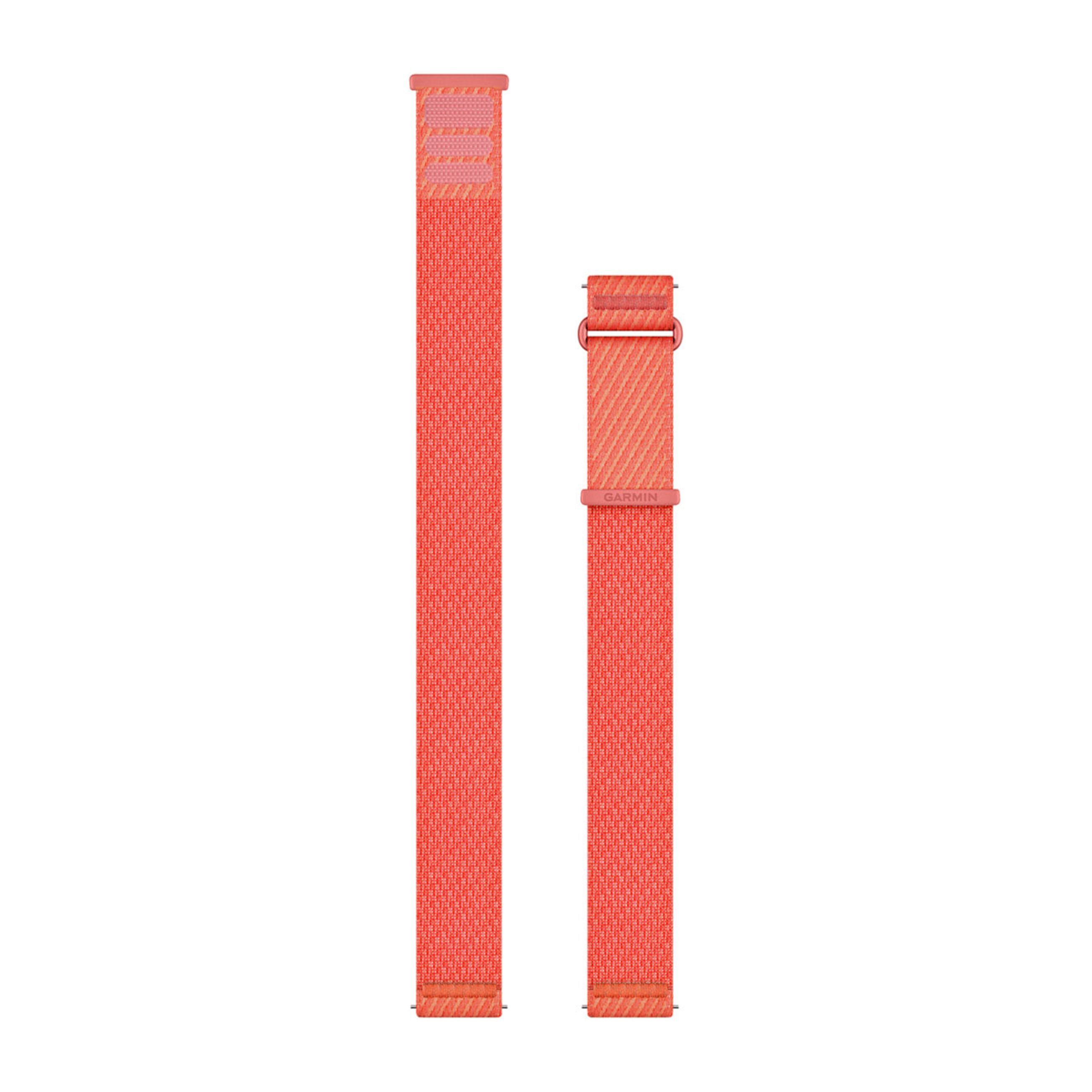 Quick Release Bands (20 Mm) - Coral/Red Pink Comfortfit Fabric