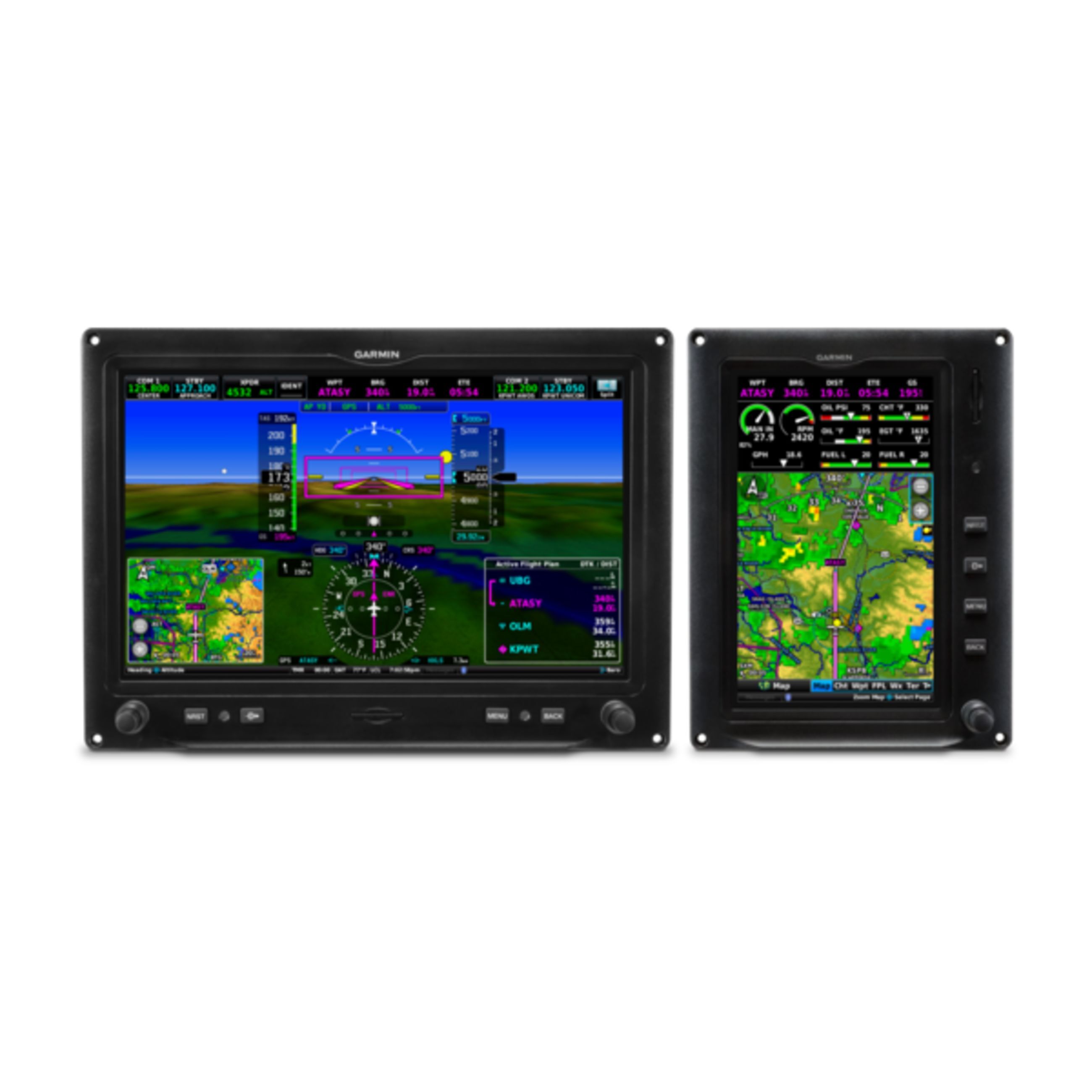 G3X Touch For Certificated Aircraft - 10.6" Landscape And 7" Portrait Displays With 6 Cylinder Eis